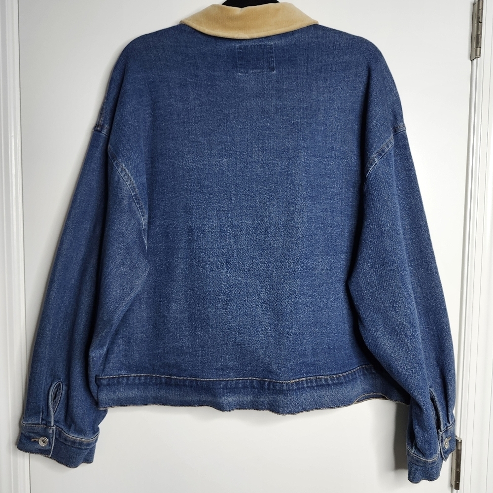 Sanctuary Denim Barn Jacket Jean Chore Jacket Womens XL NWT - Picture 6 of 10